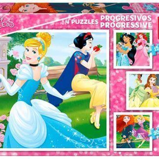 12+16+20+25 Princesas Disney