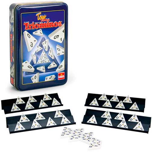 Triominos Viaje Caja Metalica - Imagen 2