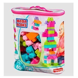 Bolsa Mega Bloks 60 Rosa