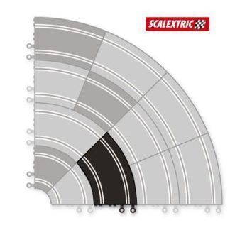 Pista Negra Pack de 2 Curva Standars
