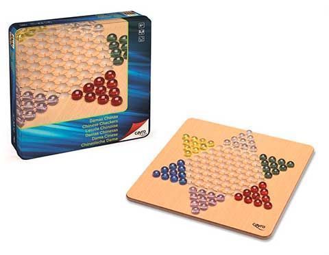 Damas Chinas Caja de Metal