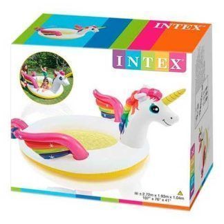 Piscina Hinchable Unicornio Spray