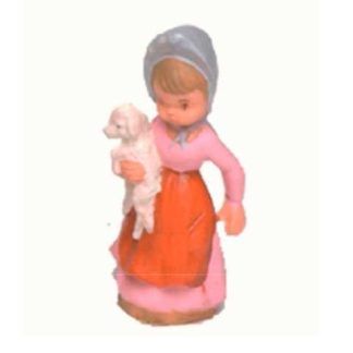 Pastora con Cordero Moderno 8cm.