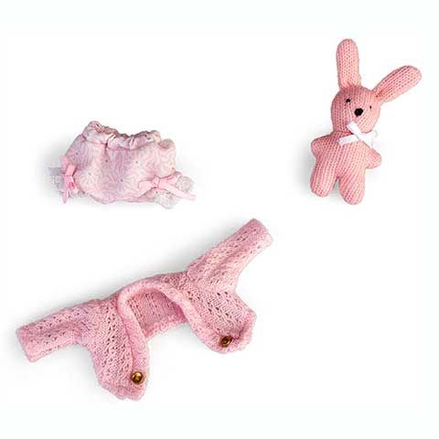 Barriguitas de Siempre Set Bebé Ropita Rosa - Imagen 2