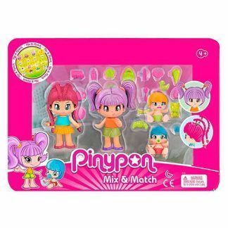 Pinypon New Look Pack 4 Figuras