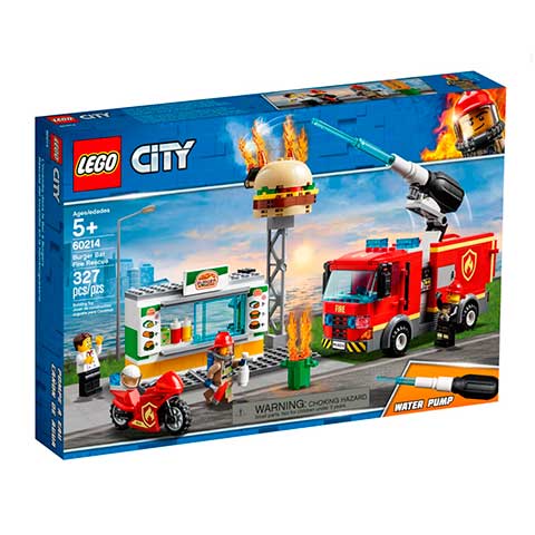 Rescate del Incendio en la Hamburguesería