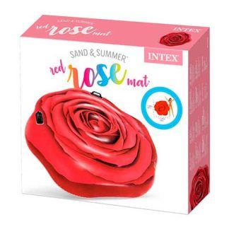 Colchoneta Rosa Roja Hinchable