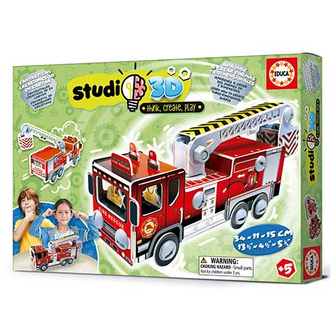 Studio 3D Camión de Bomberos