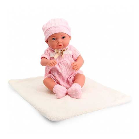 Bebe Conjunto Mono Rosa 40 cm.