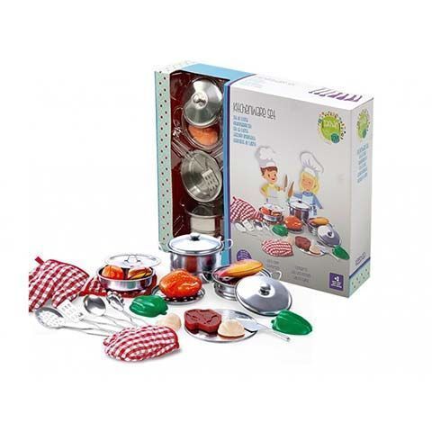 Set Menaje Cocina Acero Inoxidable 23 pz.