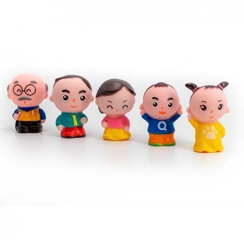 Set Marionetas Baños Familia - Imagen 2