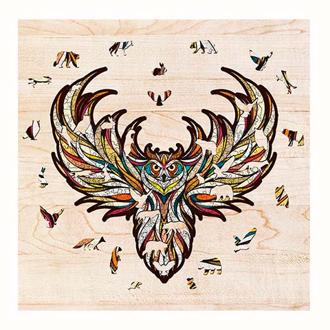 EWA Puzzle "Buho" 120 pz. - Imagen 2