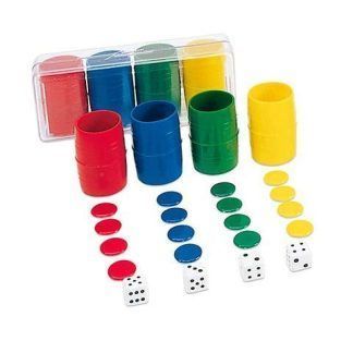Set Fichas Parchís 4 Jugadores