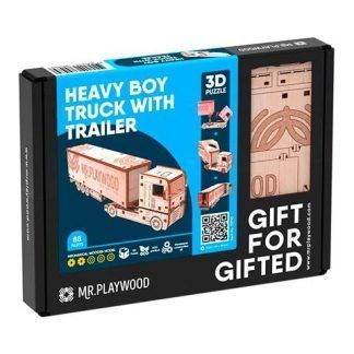 Mr. Playwood Camión Pesado con Tráiler 88 pz.