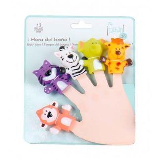 Set Marionetas Baños Animales Selva