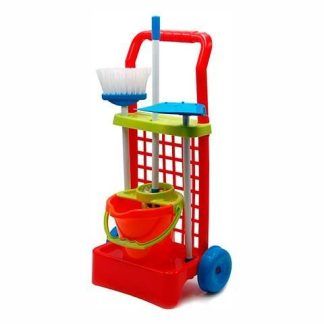 Carrito de Limpieza Rojo
