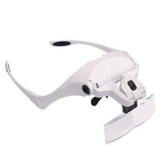 Lupa de Cabeza Ergonómica con LED