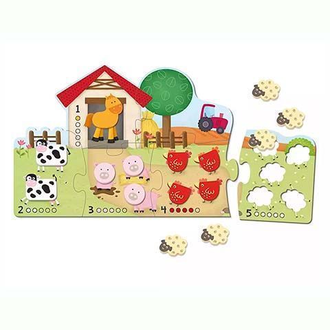 Puzzle de Madera del 1 al 5 - Imagen 2