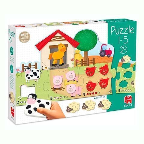 Puzzle de Madera del 1 al 5