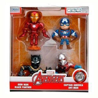 Pack de 4 Figuras de Avengers en Metal