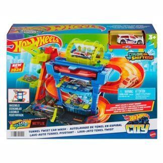 Hot Wheels Colisión de 4 Loopings