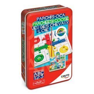Parchís Oca en Caja de Metal Travel