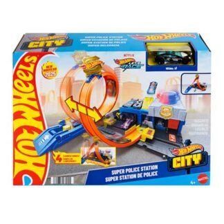 Hot Wheels Súper Estación de Policía
