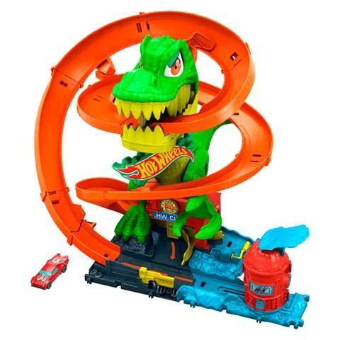 Hot Wheels Super Estación de Bomberos T-Rex - Imagen 2