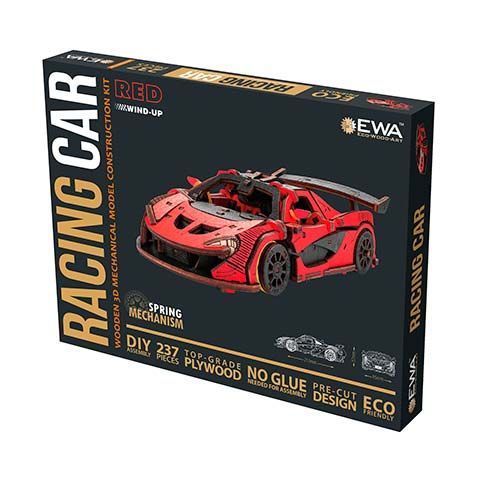 EWA Coche de Carreras Rojo 237pz.