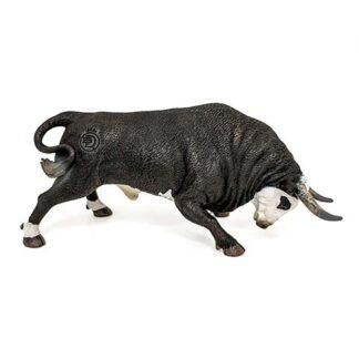 Toro Bravo Cara Blanca Embistiendo
