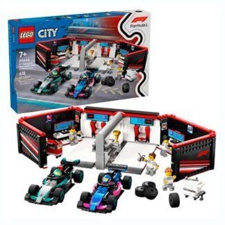 Garaje de F1® con Coches Mercedes-AMG y Alpine
