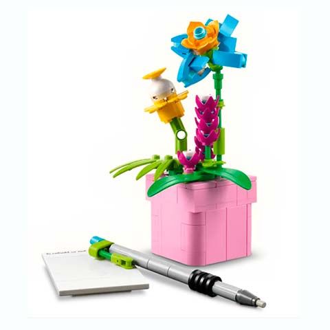 3 en 1 Máquina de Escribir con Flores - Imagen 2