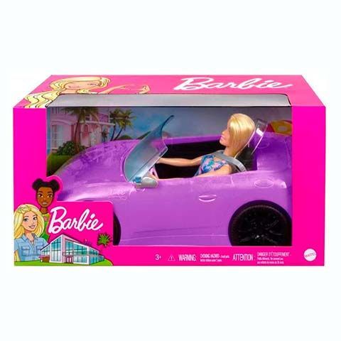 Barbie y su Descapotable Lila
