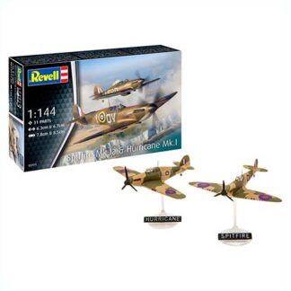 Set de combate Aviones Spitfire Mk.I & Hurricane Mk.I, 1:144