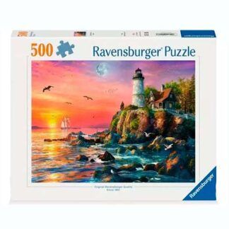 500 Lighthouse at Sunset