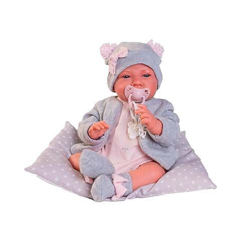 Recién Nacida Lua con Cojin y Chaqueta 42cm.