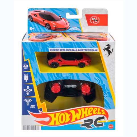 Hot Wheels Coche RC Ferrari SF90