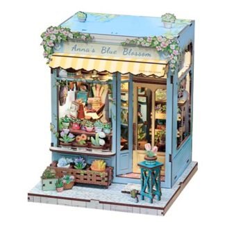 Miniature House Anna's Blue Blossom