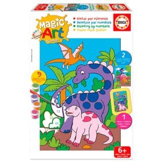 Magic Art Number Dinosaurios