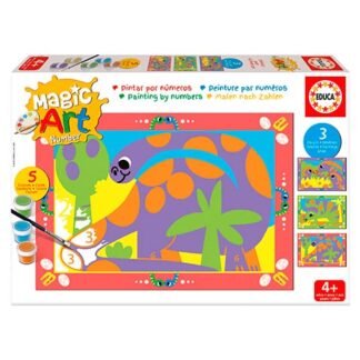 Magic Art Number Dinosaurios