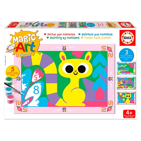 Magic Art Number Animales Selva