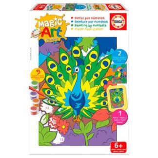Magic Art Number Pavo Real/Loro