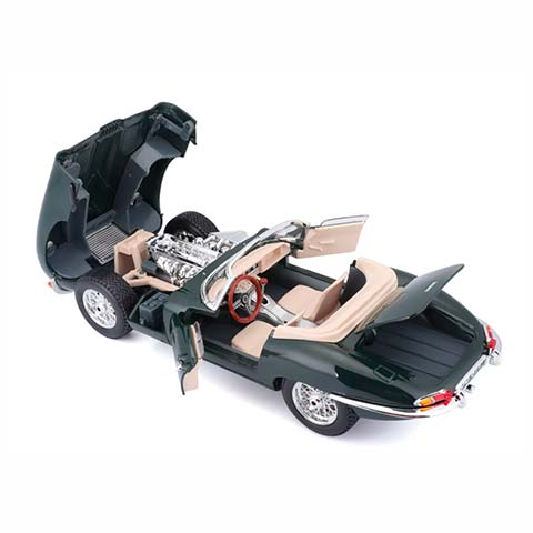 Jaguar E-type Cabriolet 1961 1:18 Verde - Imagen 2