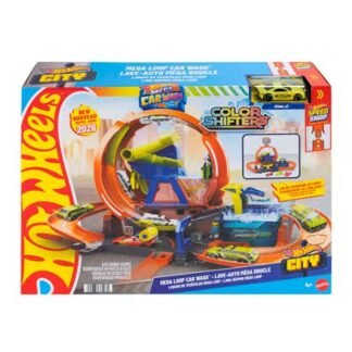 Hot Wheels Megalavadero de coches con Looping
